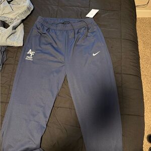 Nike men’s Blue Athletic Pants AIR FORCE PRE